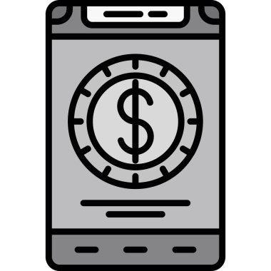 Dolar banknot ikonu. Beyaz arkaplanda izole edilmiş web tasarımı için ana para fatura vektör simgesi