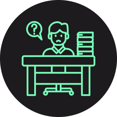 öğrenci simgesi vektör illüstrasyonu