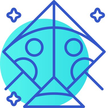 Uzaylı. Web simgesi basit illüstrasyon