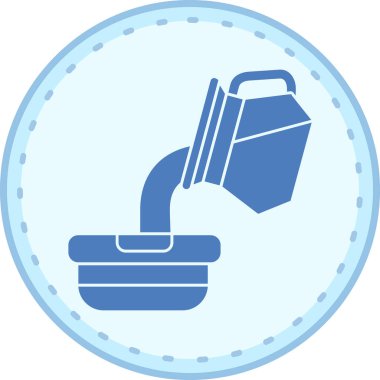 Çanta. Web simgesi basit illüstrasyon