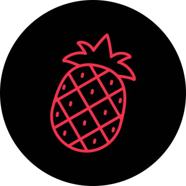 Karpuz simgesinin vektör illüstrasyonu