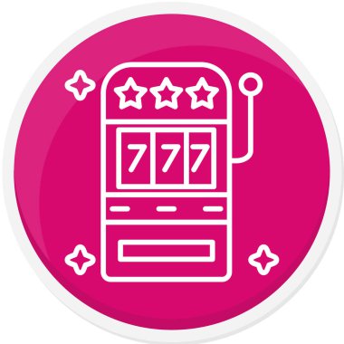 Modern bir benzin istasyonunun vektör çizimi