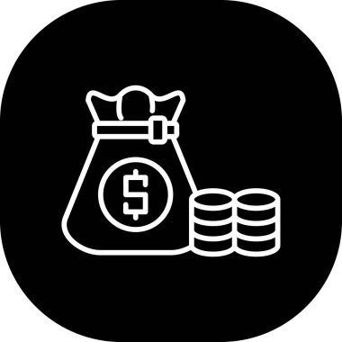 para simgesi soyut arkaplanda izole edildi