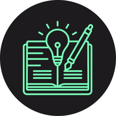 Eğitim simgesinin vektör illüstrasyonu