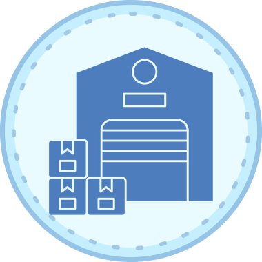 Bina. Web simgesi basit illüstrasyon