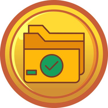 Modern bir simgenin vektör illüstrasyonu