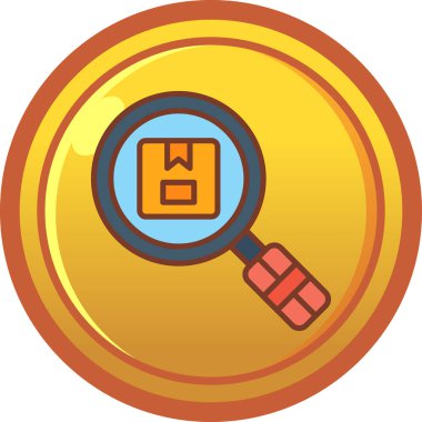 Arama simgesi vektör illüstrasyonu