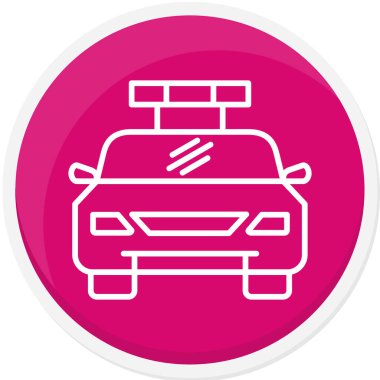 araba simgesi vektör illüstrasyonu