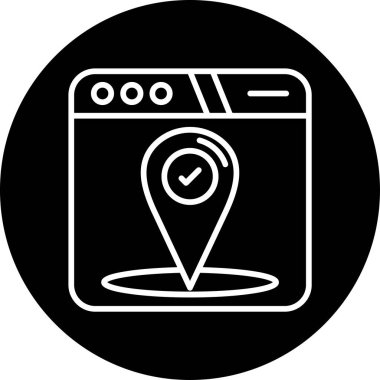 seo modern simgesinin vektör illüstrasyonu