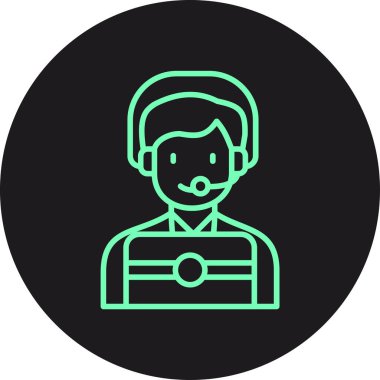 Modern simgenin vektör illüstrasyonu