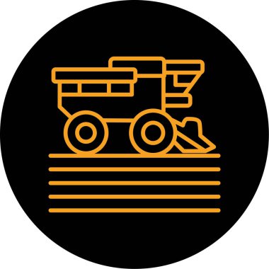 Bir kamyon simgesinin vektör çizimi