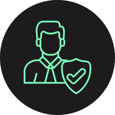 İş ve finans simgesinin vektör illüstrasyonu