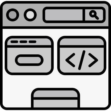 tarayıcı kodlama simgesi, basit biçim