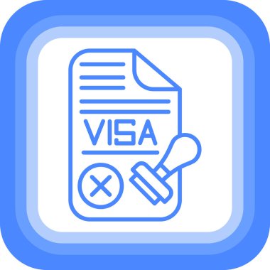 vize uygulama vektörü simgesi