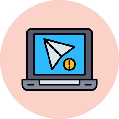 E-posta. Web simgesi basit illüstrasyon