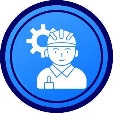 Bir kadın simgesinin vektör illüstrasyonu