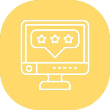 Dizüstü bilgisayar simgesi vektör çizimi