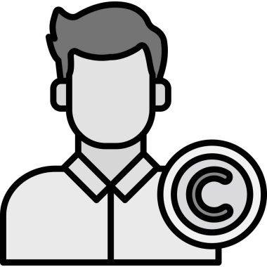 man simgesi vektör illüstrasyonu