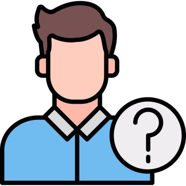 Soru işareti olan iş adamı