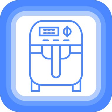 Klima. Web simgesi basit tasarım