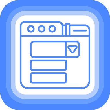 İnternet tarayıcısı. Basit simge