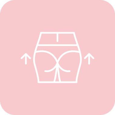 Bir kadın iç çamaşırının vektör çizimi