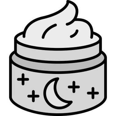 Ay. Web simgesi basit illüstrasyon