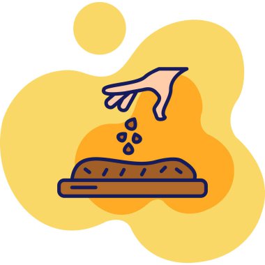 El yıkama ikonu vektör illüstrasyonu