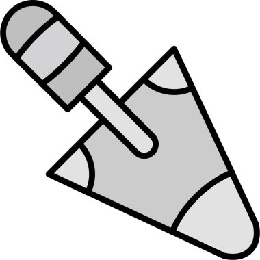 Kalem. Web simgesi basit illüstrasyon