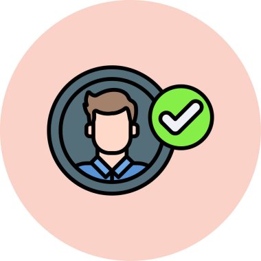 Müşteri Destek kutsal kişilerin resmi, vektör çizim