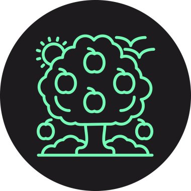 Vektör Ağacı Simgesi illüstrasyonu