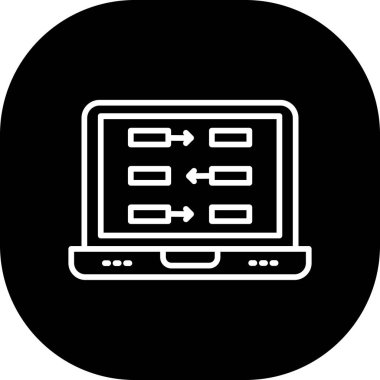 seo modern simgesinin vektör illüstrasyonu