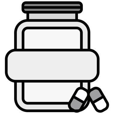 şişe simgesi, vektör illüstrasyonu