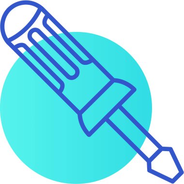 fırça. Web simgesi basit illüstrasyon