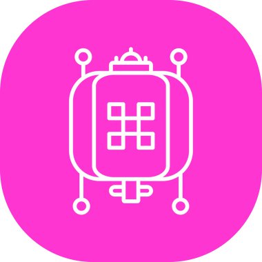 Modern bir simgenin vektör illüstrasyonu