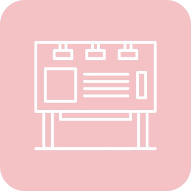 Web renk simgesi. Vektör çizim