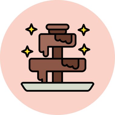 Çizgi film simgesinin vektör çizimi