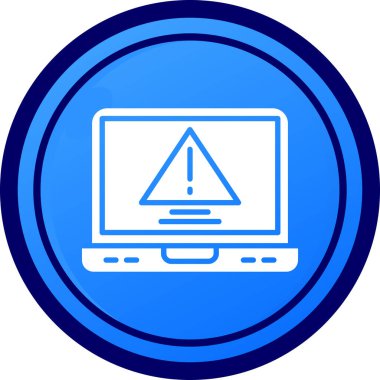 dizüstü bilgisayar simgesi, basit tasarım illüstrasyonu