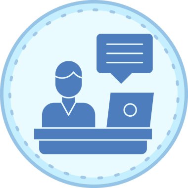 Müşteri servisi. Basit resimleme