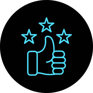 başparmak yukarı simgesi, vektör illüstrasyon tasarımı