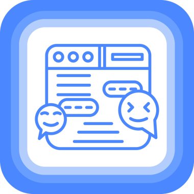 Sohbet yorum simgesi - özet biçimi