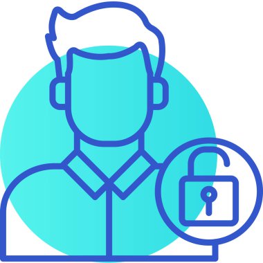 Adamım. Web simgesi vektör illüstrasyonu