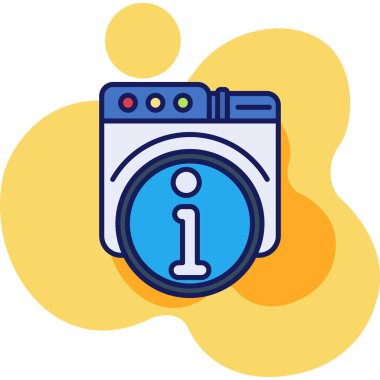 kamera makine simgesi. Web için makine vektör simgelerinin özet çizimi