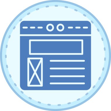 seo modern simgesinin vektör illüstrasyonu