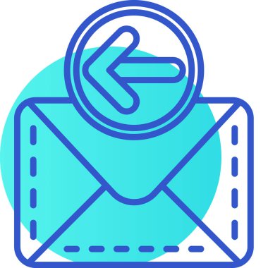 E- posta simgesi vektör illüstrasyonu