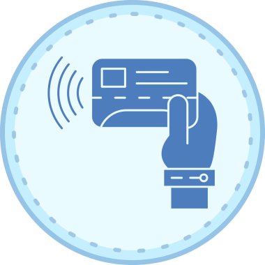 Bir telefon simgesi ile el