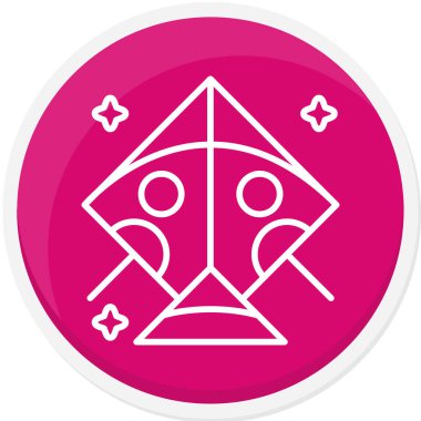 Japon ninja shuriken simgesi beyaz arka planda izole edilmiş. Gradyan dinamik şekiller. vektör illüstrasyonu