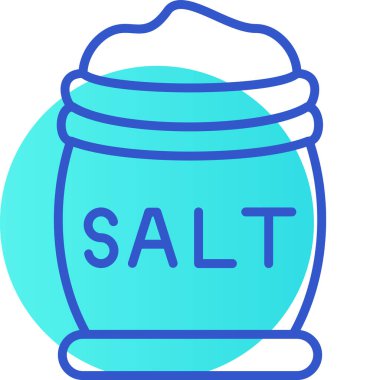 Tuz. Web simgesi basit illüstrasyon