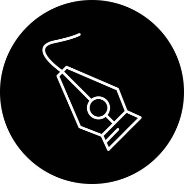 Modern b 'nin vektör çizimi bıçak simgesinden yoksun