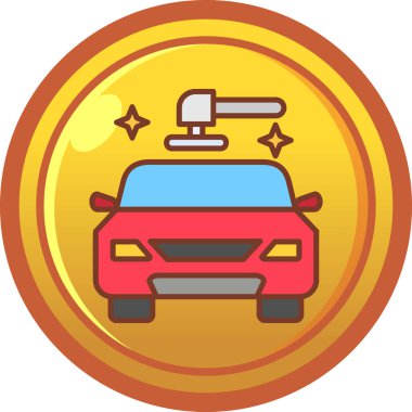 araba yıkama servisi simgesi